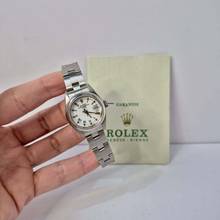 Thumbnail von Rolex Oyster Perpetual Lady Date Lady-Datejust 26mm Vollstahl Automatik Komplett