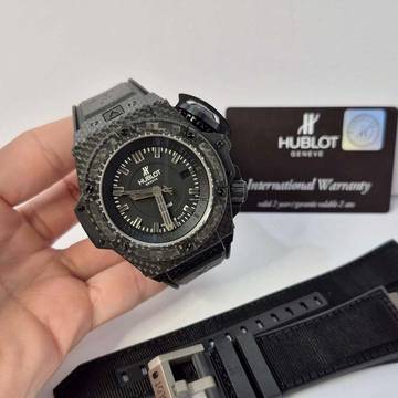  Hublot King Power Oceanographic 4000 Metros Carbon Limited Edition 48mm Completo 