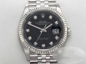 Thumbnail von Rolex Datejust 36 36mm 126234 2020 Stahl Weissgold 750 Diamanten Automatik Gold