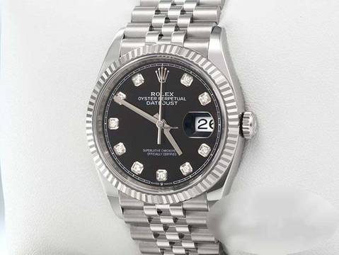 Rolex Datejust 36 36mm 126234 2020 Stahl Weissgold 750 Diamanten Automatik Gold