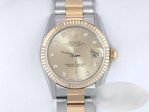 Rolex Datejust 31 31mm 68273 Stahl Gelbgold 750 Diamanten Automatik Stainless Steel 18kt Yellow Gold Jubilé-band Chronometer Oyster