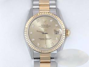 Thumbnail von Rolex Datejust 31 31mm 68273 Stahl Gelbgold 750 Diamanten Automatik Stainless Steel 18kt Yellow Gold Jubilé-band Chronometer Oyster