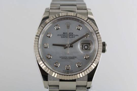 Rolex Datejust 36 126234//FULL SET//12/2024//PERLMUTT//36MM//MOTHER OF PEARL#