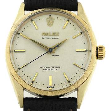 Rolex Oyster Perpetual 34 Vintage Plaque Ref.6565