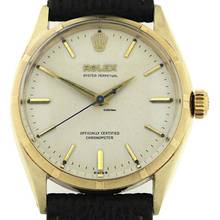 Thumbnail von Rolex Oyster Perpetual 34 Vintage Plakası Ref.6565