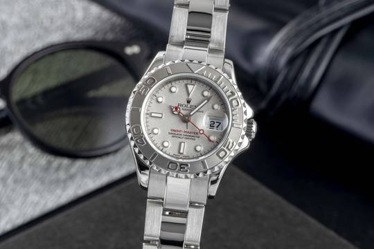  Rolex Yacht-Master 29 Oyster Stahl / Platin Automatik Damenuhr Ref. 169622 B&P 