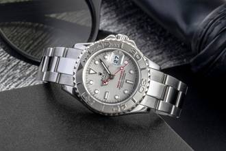 Thumbnail von Rolex Yacht-Master 29 Oyster Çelik / Platin Otomatik Kadın Saati Ref. 169622 B&P
