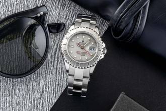 Thumbnail von Rolex Yacht-Master 29 Oyster Çelik / Platin Otomatik Kadın Saati Ref. 169622 B&P