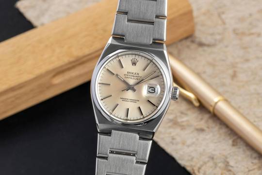  Rolex Datejust Oysterquartz 36 Edelstahl Herrenuhr Ref. 17000 Klassiker 