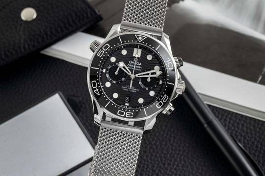  Omega Seamaster Diver 300 M Chronograph Automatik 210.32.44.51.01.001 B&P 