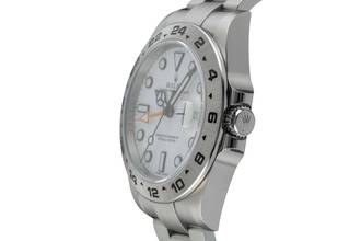 Thumbnail von Rolex Explorer II White Dial Oyster Edelstahl Automatik Herrenuhr Ref 216570 B&P