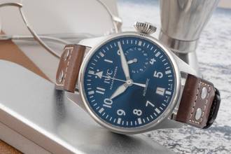 Thumbnail von IWC Große Fliegeruhr Big Pilot Stahl Automatik Le Petit Prince Herrenuhr Ref. IW501002 B&P 2023