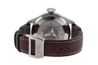 Thumbnail von IWC Große Fliegeruhr Big Pilot Stahl Automatik Le Petit Prince Herrenuhr Ref. IW501002 B&P 2023