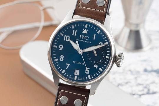 IWC Große Fliegeruhr Big Pilot Stahl Automatik Le Petit Prince Herrenuhr Ref. IW501002 B&P 2023