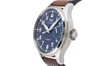 Thumbnail von IWC Große Fliegeruhr Big Pilot Stahl Automatik Le Petit Prince Herrenuhr Ref. IW501002 B&P 2023