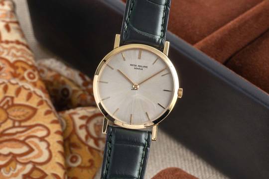 Patek Philippe Calatrava 18k Gold Handaufzug Herrenuhr Ref. 3512 Vintage