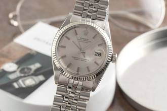 Thumbnail von Rolex Datejust 36 Stahl / Weissgold Silver Dial Automatik Herrenuhr Ref. 16014