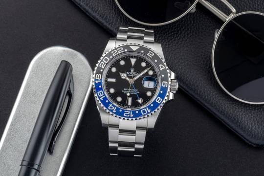 Rolex GMT-Master II Batman Stahl Automatik Herrenuhr Ref. 126710BLNR B&P 2025