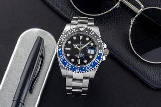 Thumbnail von Rolex GMT-Master II Batman Stahl Automatik Herrenuhr Ref. 126710BLNR B&P 2025
