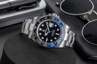 Thumbnail von Rolex GMT-Master II Batman Stahl Automatik Herrenuhr Ref. 126710BLNR B&P 2025