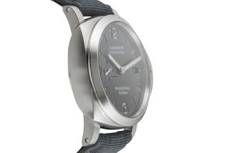 Thumbnail von Panerai Luminor Marina eSteel Automatik Herrenuhr Ref. PAM01358 B&P 2024