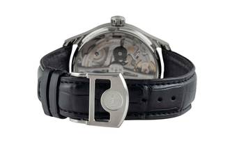 Thumbnail von IWC Portugieser Automatik Stahl Automatik Red Dial Herrenuhr Ref. IW500714 Papiere 2020