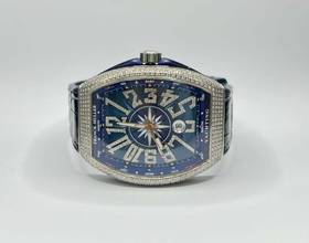 Thumbnail von Franck Muller Vanguard Yachting Diamonds - Tam Takım