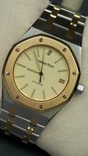 Thumbnail von Audemars Piguet Royal Oak Super seltener Elfenbein Panna Zifferblatt deutsche Papiere Wempe