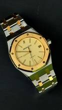 Thumbnail von Audemars Piguet Royal Oak Super seltener Elfenbein Panna Zifferblatt deutsche Papiere Wempe