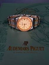 Thumbnail von Audemars Piguet Royal Oak Super seltener Elfenbein Panna Zifferblatt deutsche Papiere Wempe