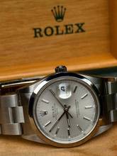 Thumbnail von Rolex Oyster Perpetual Date Mükemmel durumda geç Y-Serisi 2003 temiz gümüş kadran