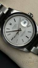 Thumbnail von Rolex Oyster Perpetual Date Mükemmel durumda geç Y-Serisi 2003 temiz gümüş kadran