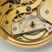 Thumbnail von Patek Philippe 56mm 135g. 18k Altın Chronometro Gondolo orijinal kutu ile cep saati. 1915 Nadir: saat üzerinde çift imza Güzel kasa