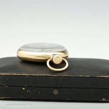 Thumbnail von Patek Philippe 56mm 135g. 18k Altın Chronometro Gondolo orijinal kutu ile cep saati. 1915 Nadir: saat üzerinde çift imza Güzel kasa