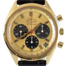 Thumbnail von Zenith El Primero Chronograph G582 Otomatik sarı altın 18KT 1970
