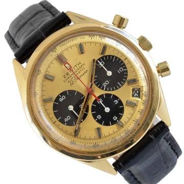 Zenith El Primero Chronograph G582 Automatic yellow gold 18KT 1970