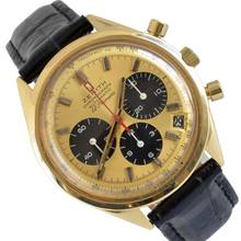 Thumbnail von Zenith El Primero Chronograph G582 Otomatik sarı altın 18KT 1970