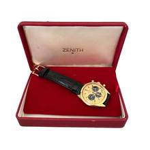 Thumbnail von Zenith El Primero Chronograph G582 Otomatik sarı altın 18KT 1970