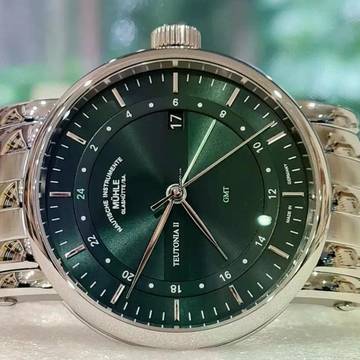  Mühle Glashütte Teutonia II Gmt NEW FULL SET 
