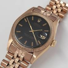 Thumbnail von Rolex Datejust 36 Black Dial Roségold Ref.1607