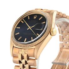 Thumbnail von Rolex Datejust 36 Black Dial Roségold Ref.1607