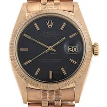 Thumbnail von Rolex Datejust 36 Black Dial Roségold Ref.1607