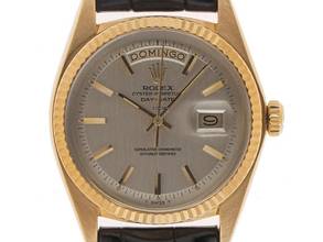 Thumbnail von Rolex Day-Date 36 Ref.1803 Bj.1977 Box&Beschreibung sehr gut Vintage Day-Date 18kt Gelbgold open 6/9