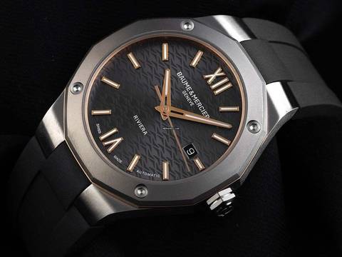 Baume & Mercier Riviera Date Ref.M0A10660 2025 Full Set Ungetragen Riviera Faltschließe