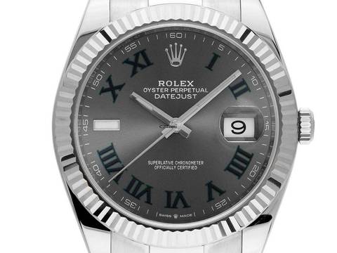 Rolex Datejust 41 Wimbledon Ref.126334 Bj.2020 Full Set wie Neu Datejust Wimbledon