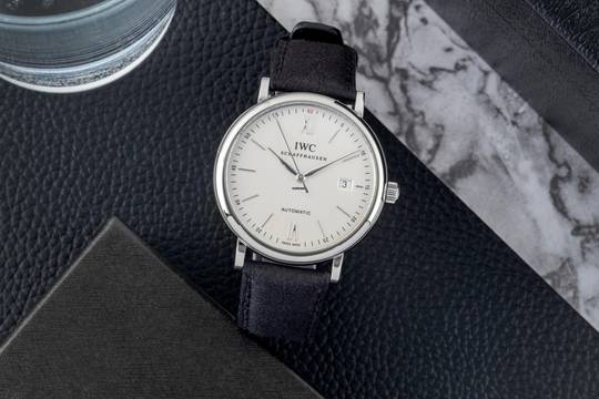  IWC Portofino Automatic Schaffhausen Portofino Automatik Edelstahl Herrenuhr Ref IW356501 