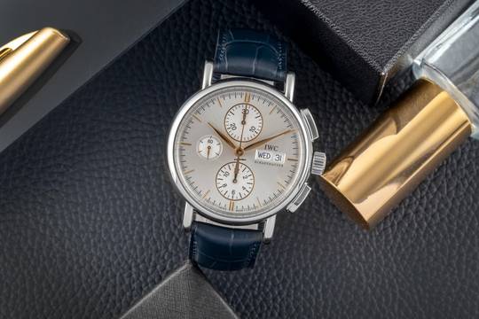  IWC Portofino Chronograph Stahl Automatik Herrenuhr Ref. IW378302 