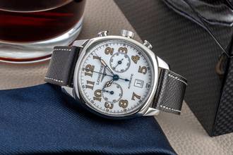 Thumbnail von Longines Spirit Chronograph Stahl Automatik Ref. L2.705.4.23.2 Papiere 2008