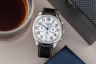 Thumbnail von Longines Spirit Chronograph Stahl Automatik Ref. L2.705.4.23.2 Papiere 2008