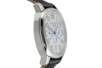 Thumbnail von Longines Spirit Chronograph Stahl Automatik Ref. L2.705.4.23.2 Papiere 2008